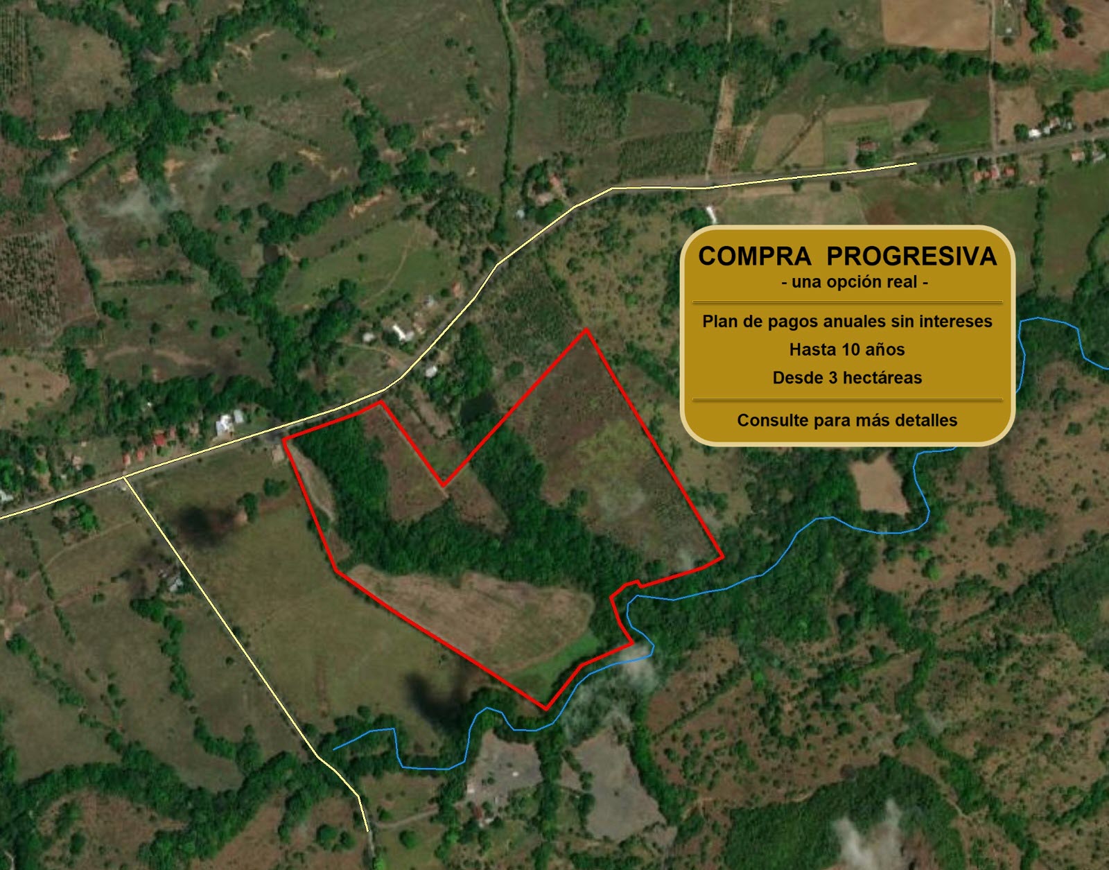 Imagen 5 – vista satelital con aviso de Compra Progresiva
